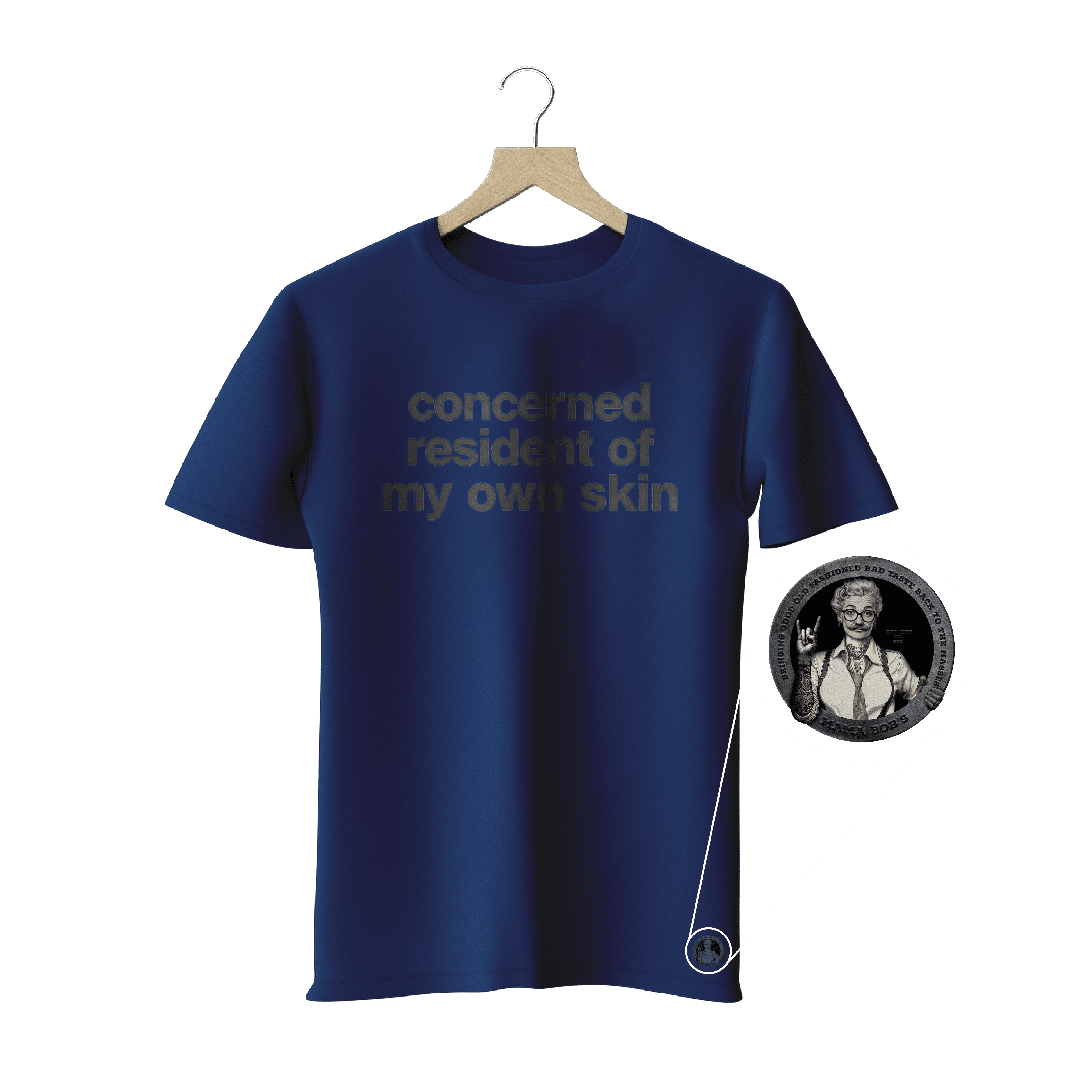 Navy Blue T-shirt front